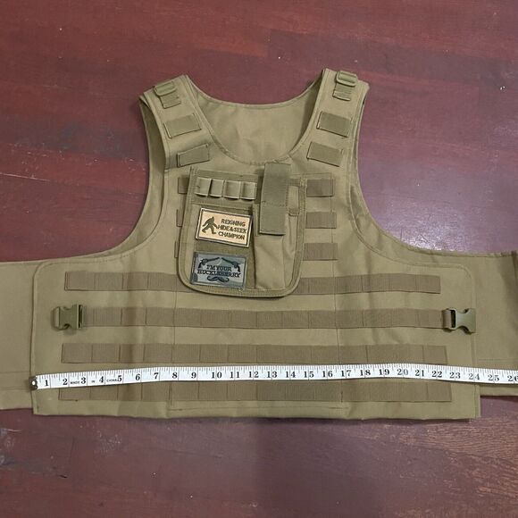 Protector Plus Tactical Airsoft  Vest Training Paintball With Extra Attachment - Picture 5 of 11